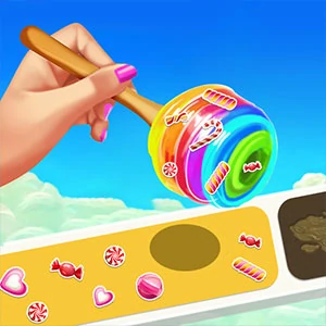 Cotton Candy Roll 3d